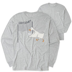 Volleyball Tshirt Long Sleeve - Goosebumps (Back Design)