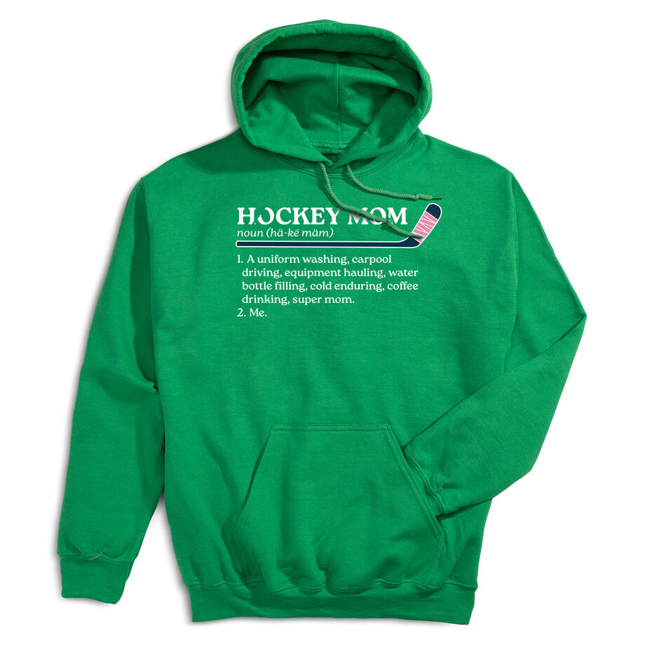 Hockey Hooded Sweatshirt - Hockey Mom Definition