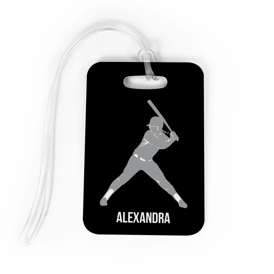 Softball Bag/Luggage Tag - Personalized Softball Batter