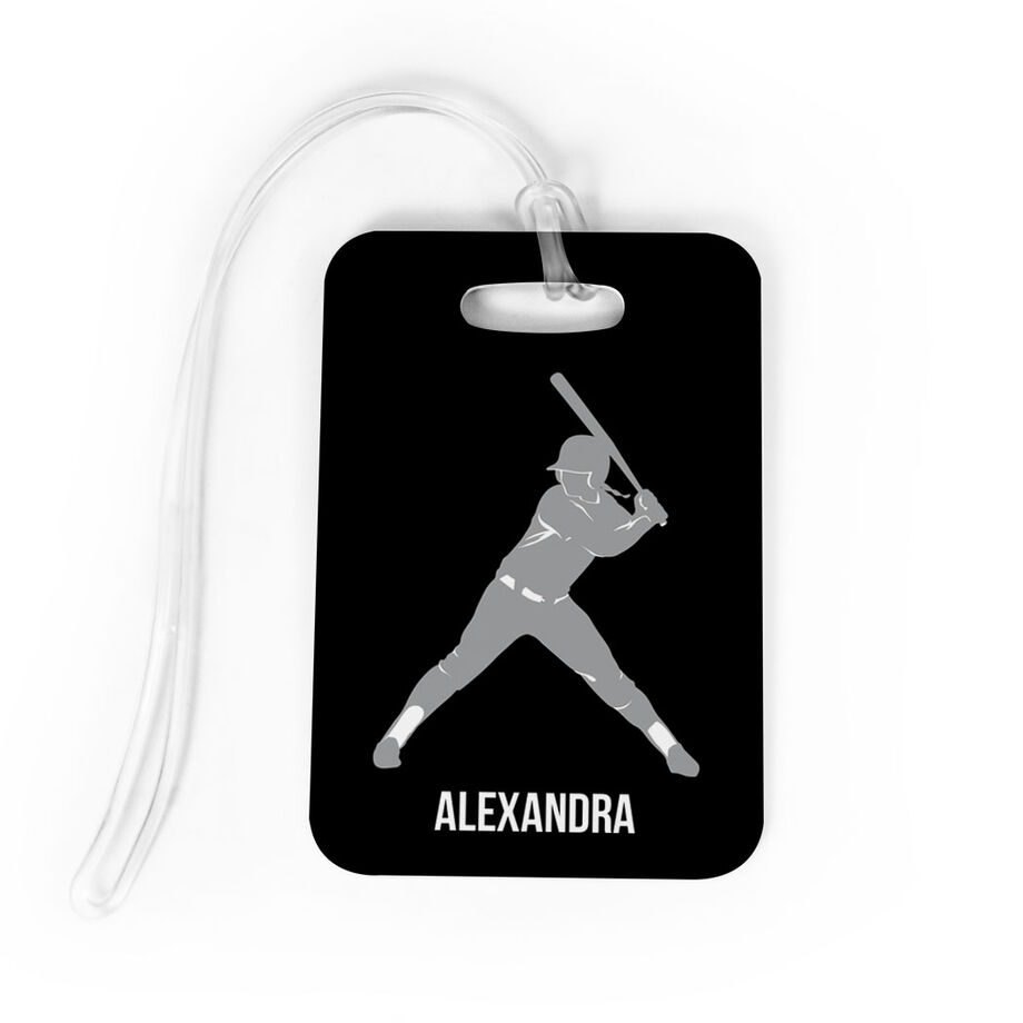 Softball Bag/Luggage Tag - Personalized Softball Batter - Personalization Image