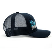 Hockey Trucker Hat - Eat Sleep Hockey