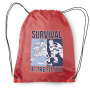 Hockey Drawstring Backpack - Survival of the Fittest