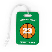 Basketball Bag/Luggage Tag - Basketball Team Ball