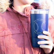 Baseball 20 oz. Double Insulated Tumbler - Icon