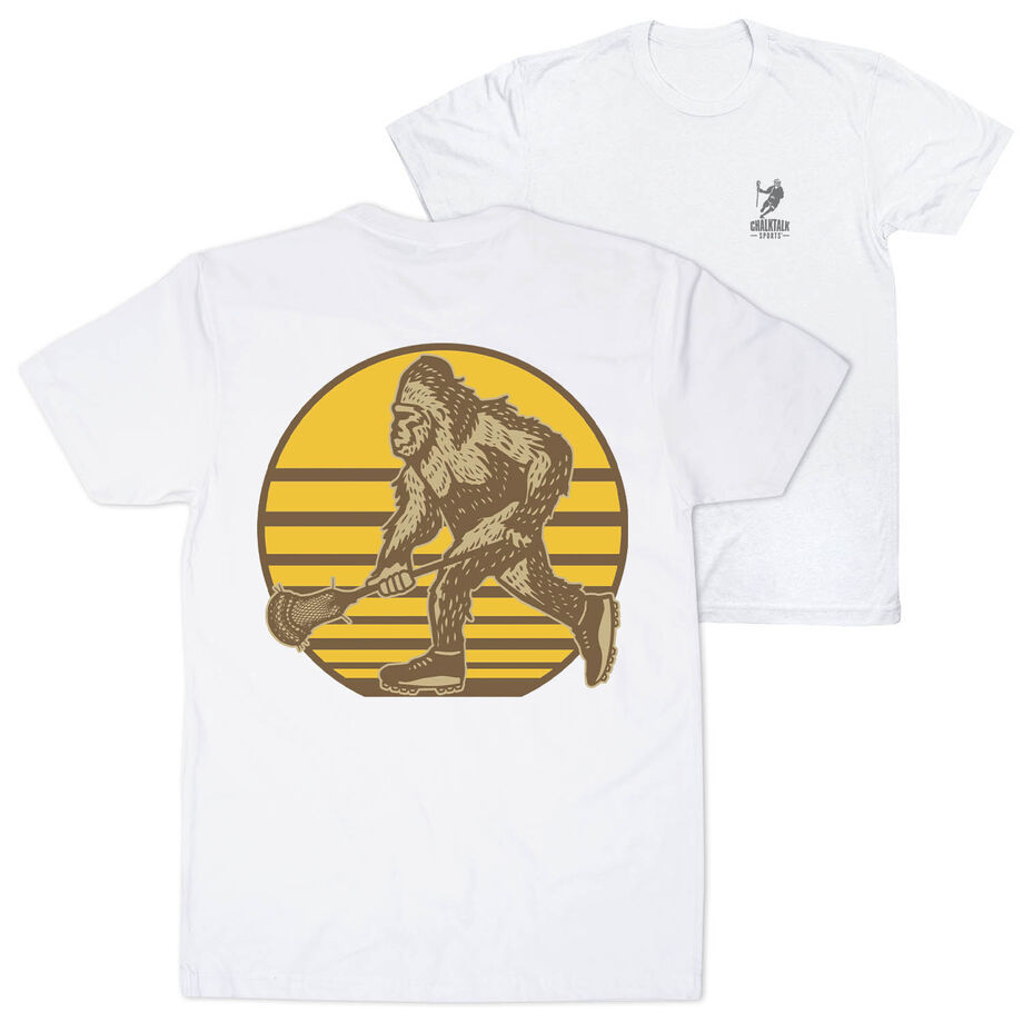 Guys Lacrosse Short Sleeve T-Shirt - BigFoot (Back Design)