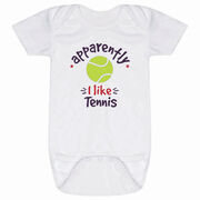 Tennis Baby One-Piece - Apparently, I Like Tennis