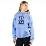 Cheerleading Hooded Sweatshirt - We Rise By Lifting Others