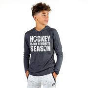 Men's Hockey Lightweight Hoodie - Hockey Is My Favorite Season