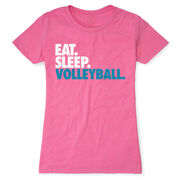 Volleyball Women's Everyday Tee - Eat. Sleep. Volleyball.