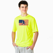 Baseball Short Sleeve Performance Tee - Baseball Land That We Love