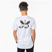 Baseball Short Sleeve T-Shirt - It's Bats (Back Design)