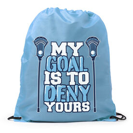 Lacrosse Drawstring Backpack My Goal Lacrosse