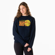 Softball Crewneck Sweatshirt - Nothing Soft About It