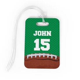 Football Bag/Luggage Tag - Personalized Football Image
