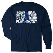 Hockey Tshirt Long Sleeve - Bones Heal Hockey