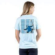 Hockey Short Sleeve T-Shirt - Dangle Snipe Celly Player (Back Design)