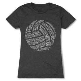 Volleyball Women's Everyday Tee - Volleyball Words