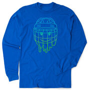 Hockey Tshirt Long Sleeve - Have An Ice Day Smiley