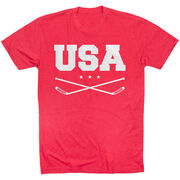 Hockey T-Shirt Short Sleeve - USA