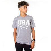 Baseball T-Shirt Short Sleeve - USA