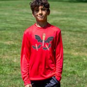 Baseball Long Sleeve Performance Tee - It's Bats