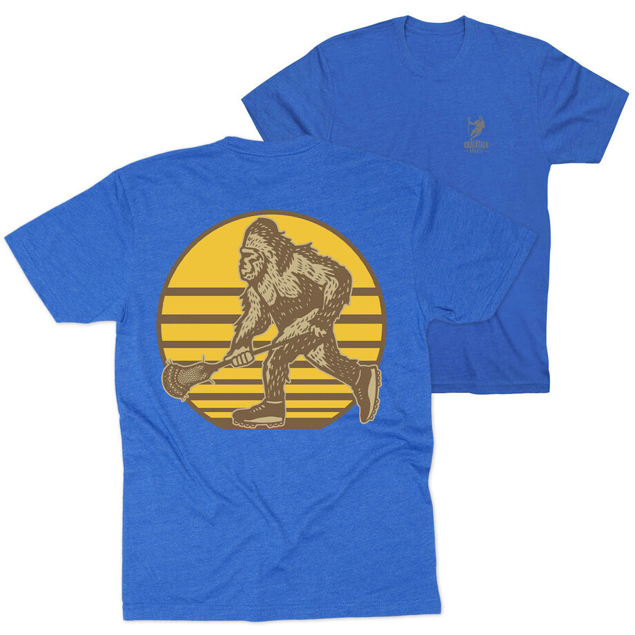 Guys Lacrosse Short Sleeve T-Shirt - BigFoot (Back Design)