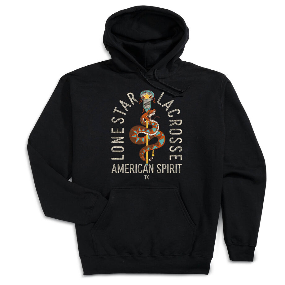 Guys Lacrosse Hooded Sweatshirt - Lone Star Lacrosse