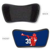 Guys Lacrosse Repwell&reg; Slide Sandals - Lax Jumpshot with Number