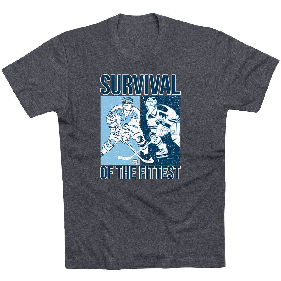 Hockey Short Sleeve T-Shirt - Survival of the Fittest