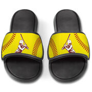 Softball Repwell&reg; Slide Sandals - Batter Silhouette