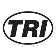 TRI Decal (White/Black)