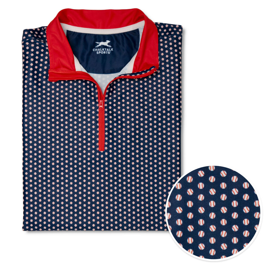 Baseball Quarter Zip - Fastball