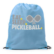 Pickleball Drawstring Backpack - Eat. Sleep. Pickleball