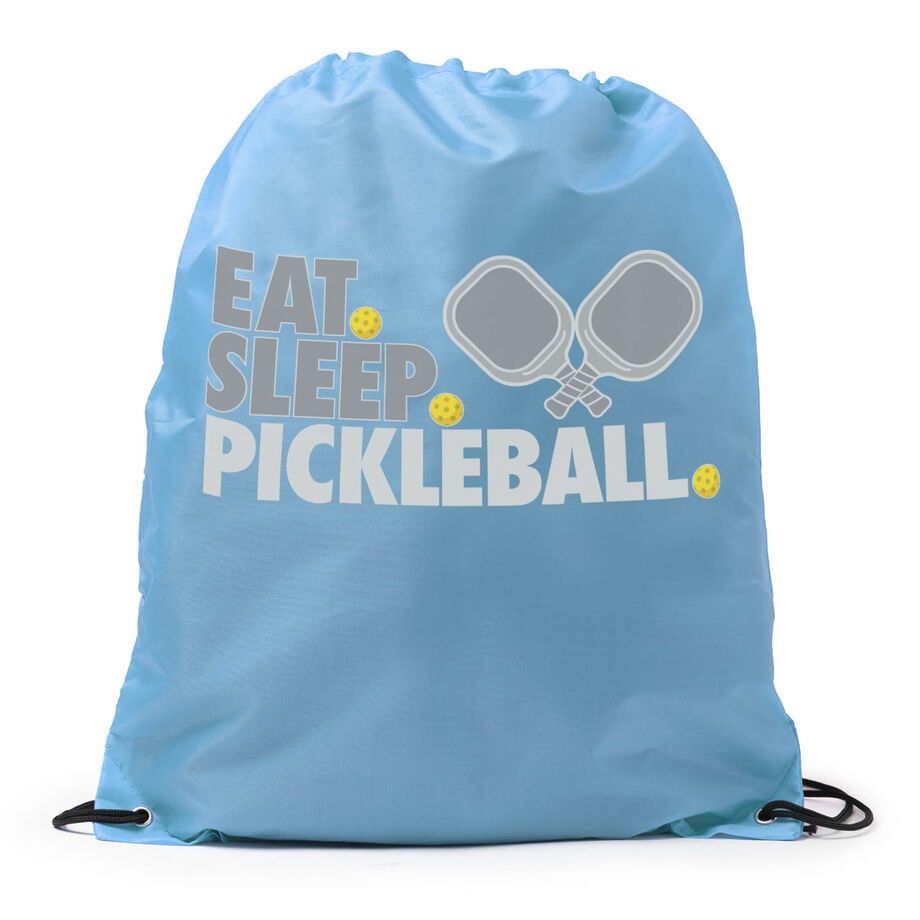 Pickleball Drawstring Backpack - Eat. Sleep. Pickleball