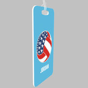 Volleyball Bag/Luggage Tag - American Flag Ball