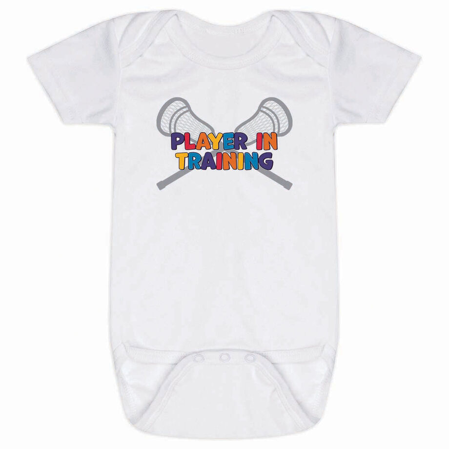 Lacrosse Baby One-Piece - Lacrosse Player in Training