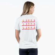 Cheerleading Short Sleeve T-Shirt - Retro Cheer (Back Design)