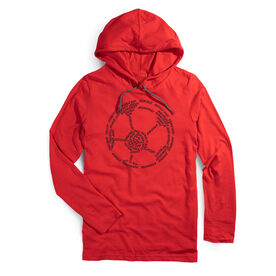 Soccer Lightweight Hoodie - Soccer Words