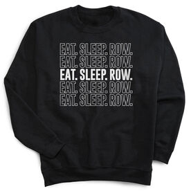Rowing Crewneck Sweatshirt - Eat Sleep Row (Bold)
