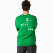 Soccer Crewneck Sweatshirt - Santa Player (Back Design)