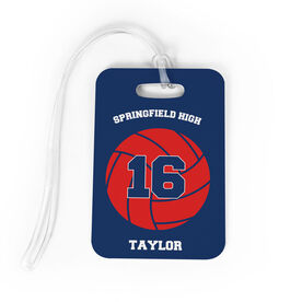 Volleyball Bag/Luggage Tag - Personalized Volleyball Team