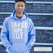 Hockey Hooded Sweatshirt - Dangle Snipe Celly Words