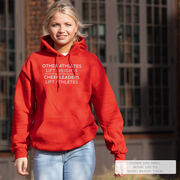 Cheerleading Hooded Sweatshirt - Cheerleaders Lift Athletes