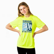 Hockey Short Sleeve Performance Tee - Survival of the Fittest