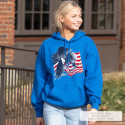 Hockey Hooded Sweatshirt - Hockey Eagle