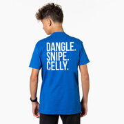 Hockey Short Sleeve T-Shirt - Dangle Snipe Celly Words (Back Design)