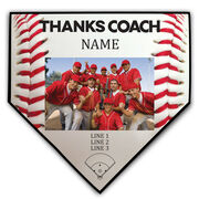 Baseball Home Plate Plaque - Thank You Coach Photo