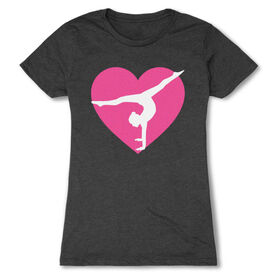 Gymnastics Women's Everyday Tee - Gymnast Heart