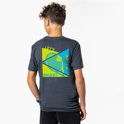 Tennis Short Sleeve T-Shirt - Let's Raise A Racket (Back Design)
