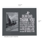 Swimming Photo Frame - Dear Dad